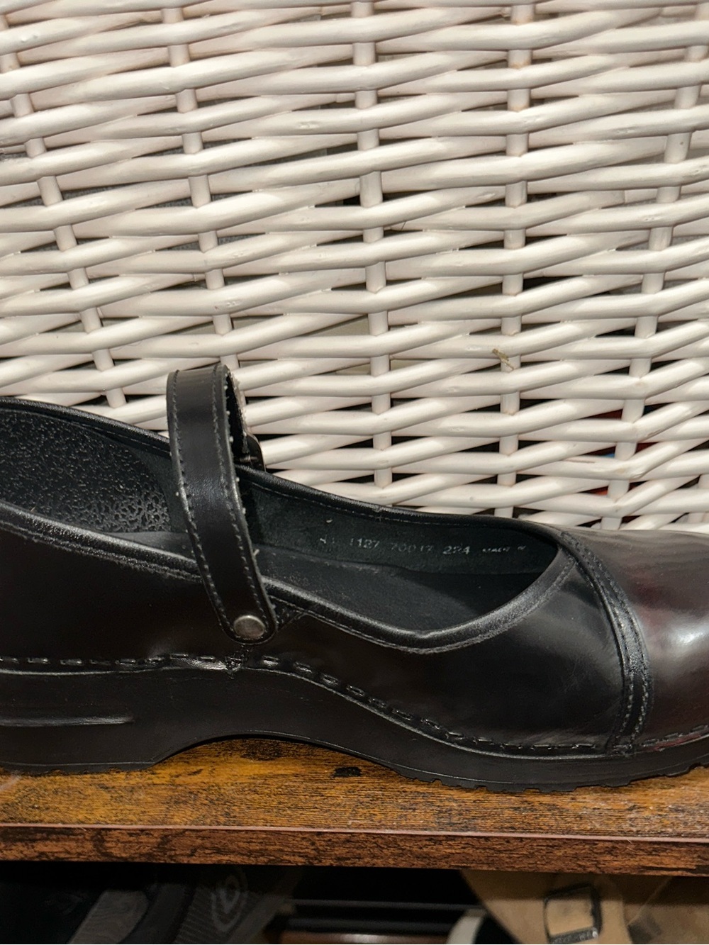 Sanita Mary Jane Clog Shoes in bordeaux EU 41 - Picture 8 of 15